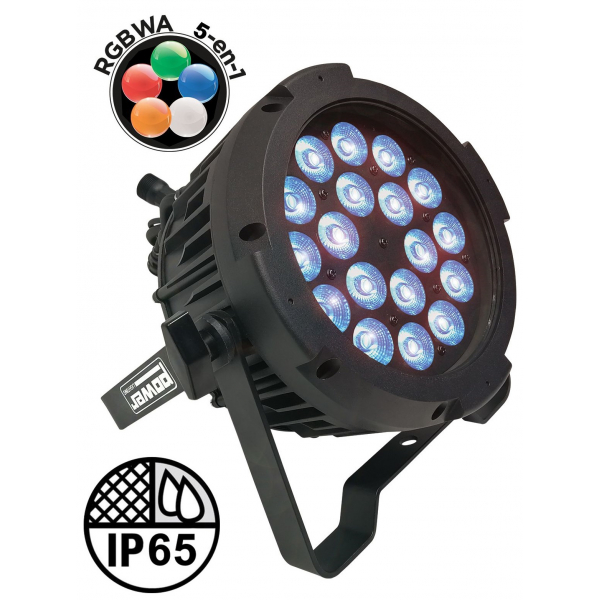 Projecteurs PAR LED extérieur - Power Lighting - PAR SLIM 18x10W IP65 PENTA25