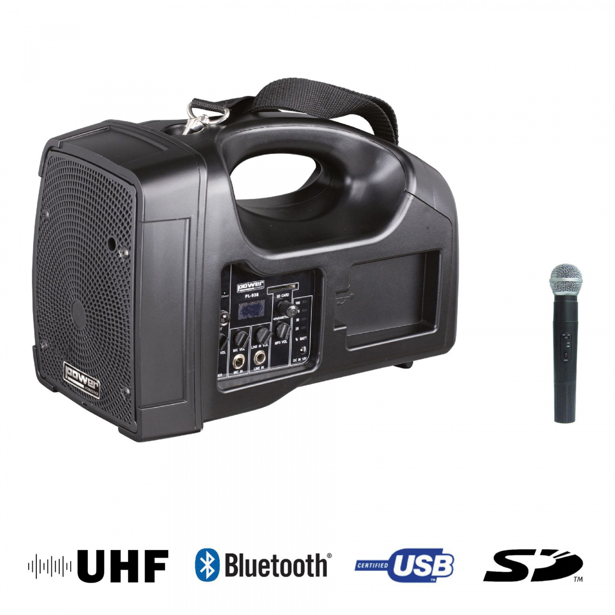 Sonos portables sur batteries - Power Acoustics - Sonorisation - BE1400 UHF