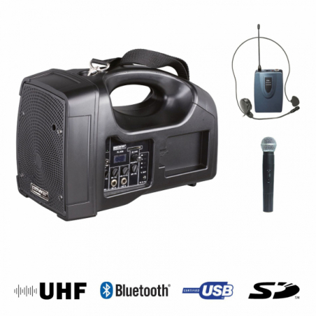 Sonos portables sur batteries - Power Acoustics - Sonorisation - BE1400 PT UHF