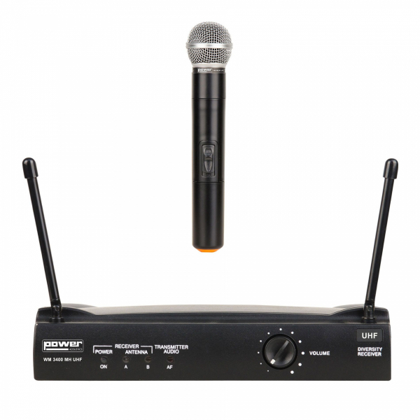 Micros chant sans fil - Power Acoustics - Sonorisation - WM 3400 MH UHF 824 Micros chant sans fil - Power Acoustics - Sonorisation - WM 3400 MH UHF 824