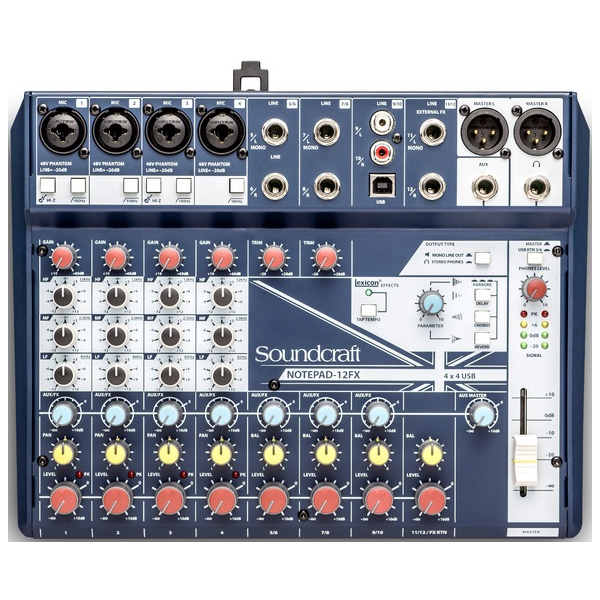 Consoles analogiques - Soundcraft - NotePad-12FX