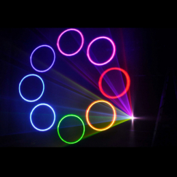 	Lasers multicolore - Power Lighting - SATURNE 3K RGB