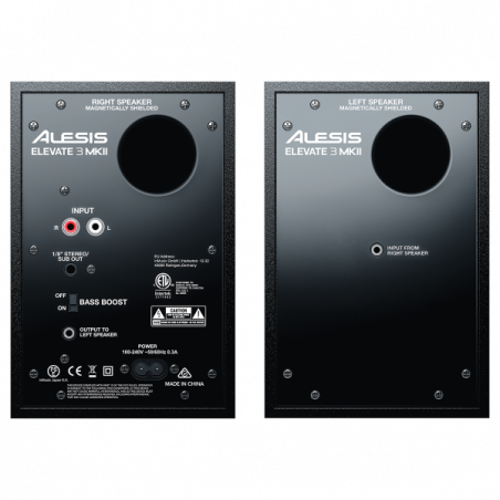 Enceintes monitoring de studio - Alesis - ELEVATE 3 MK2 (la paire)