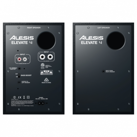 Enceintes monitoring de studio - Alesis - ELEVATE 4 (la paire)