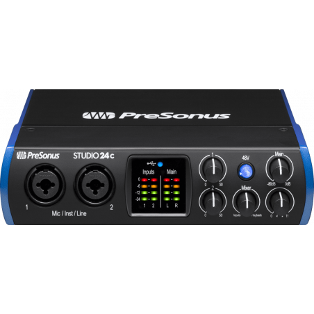 Cartes son - Presonus - STUDIO 24C