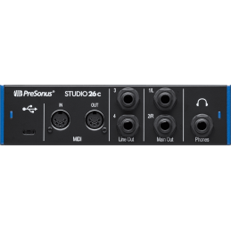 	Cartes son - Presonus - STUDIO 26C