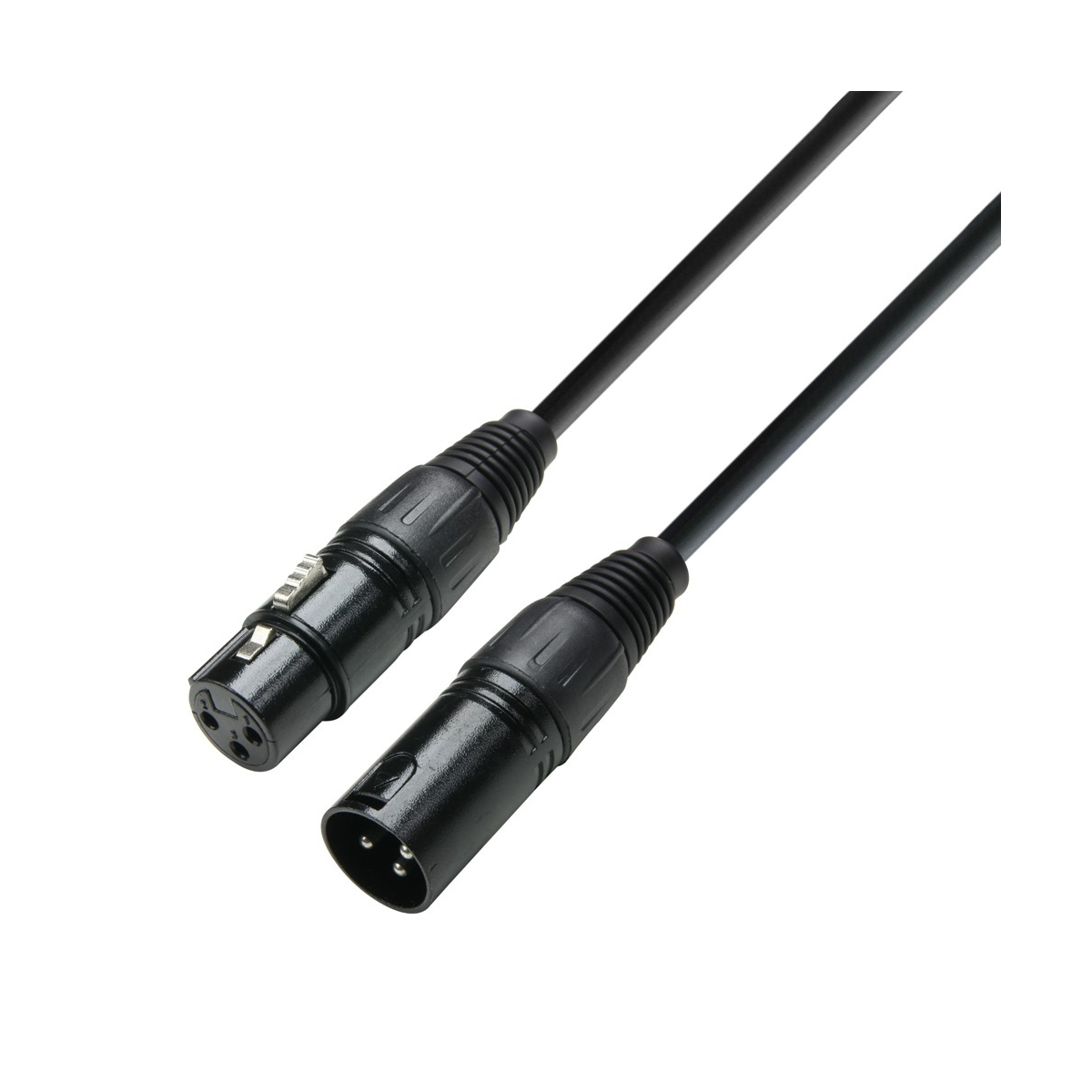 Câbles DMX éclairage XLR 3 points - Adam Hall - 3 STAR DMF 0300 (3m)