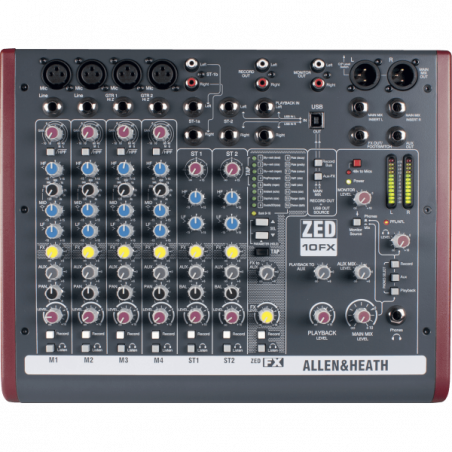 Consoles analogiques - Allen & Heath - ZED-10FX