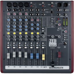 	Consoles analogiques - Allen & Heath - ZED60-10FX