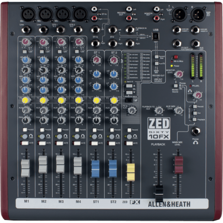 Consoles analogiques - Allen & Heath - ZED60-10FX