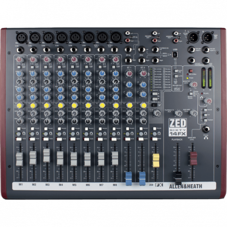 Consoles analogiques - Allen & Heath - ZED60-14FX