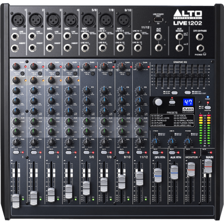 Consoles analogiques - Alto - LIVE1202