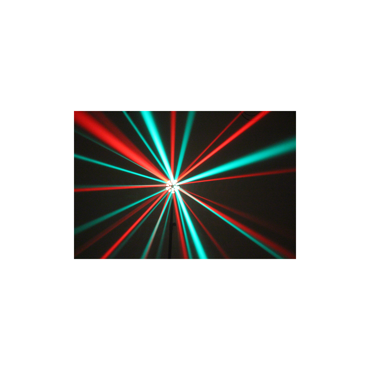 Ibiza light mini mushroom jeu de lumière disco 6x led couleur MUSHROOM-MINI  - Conforama