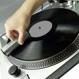 	Accessoires platines vinyles DJ - Enova Hifi - BROSSE ANTISTATIQUE VINYLE...