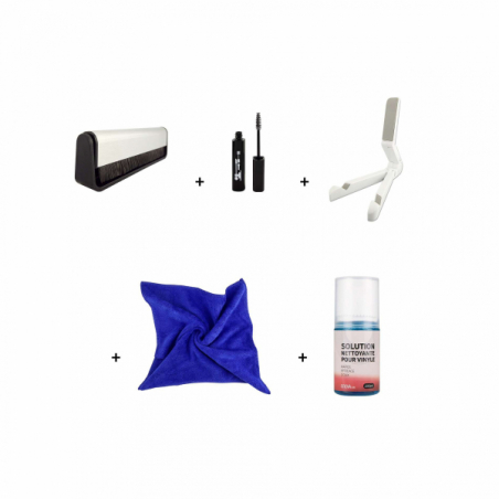 Accessoires platines vinyles Hifi - Enova Hifi - PACK NETTOYAGE VINYLE - PNV 10