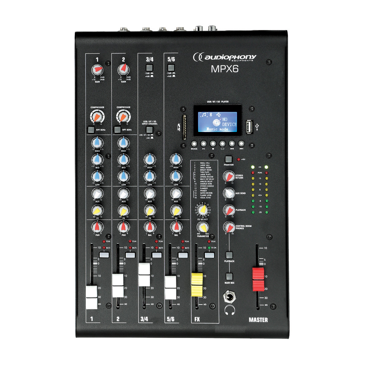 Consoles analogiques - Audiophony - MPX6