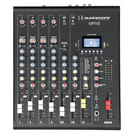 Consoles analogiques - Audiophony - MPX8 Audiophony