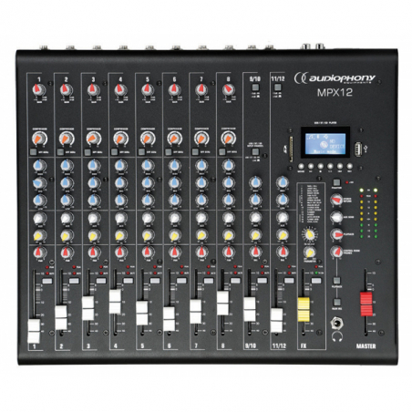 Consoles analogiques - Audiophony - MPX12