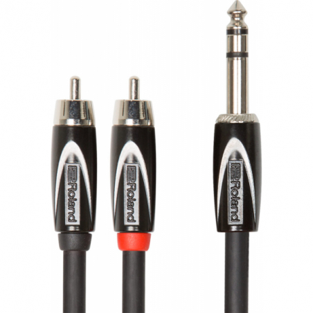 Câbles JACK 6,35 / RCA - Roland - RCC-10-TR2R (3m)