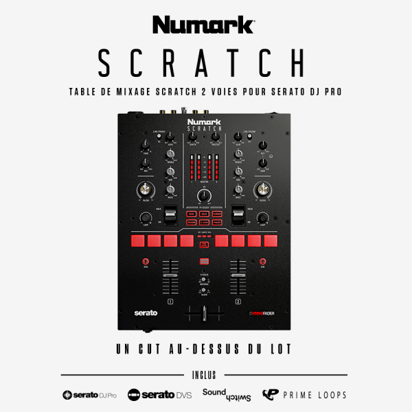 Tables de mixage DJ - Numark - SCRATCH Tables de mixage DJ - Numark - SCRATCH