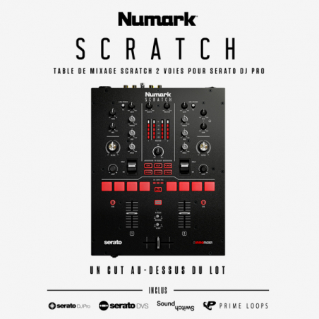 Tables de mixage DJ - Numark - SCRATCH