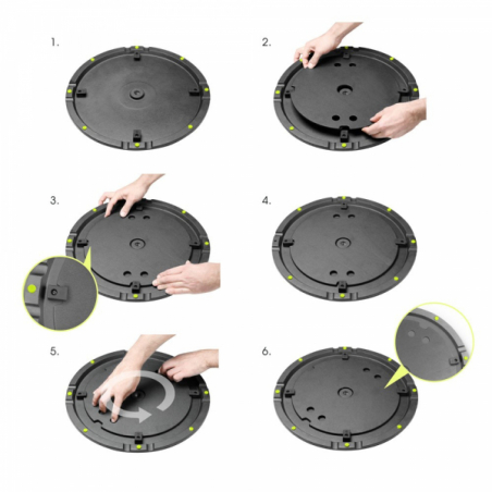 Accessoires pieds enceintes - Gravity - WB 123 SET 1 B