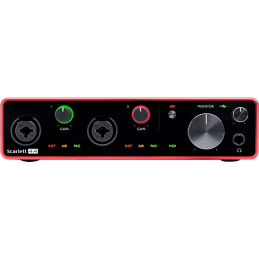 	Cartes son - Focusrite - SCARLETT 4I4 3RD