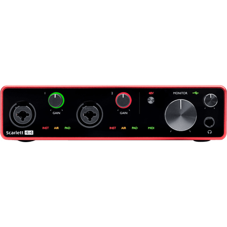 Cartes son - Focusrite - SCARLETT 4I4 3RD