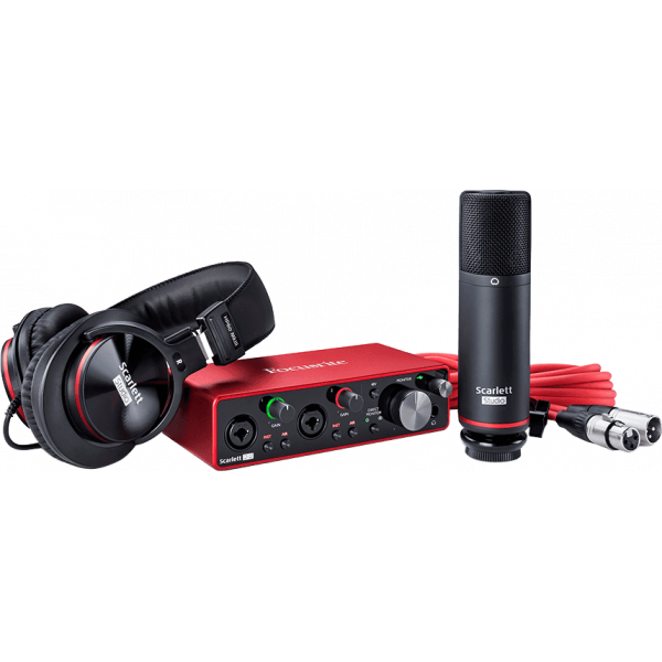 Packs Home Studio - Focusrite - SCARLETT 2I2 STUDIO 3RD Packs Home Studio - Focusrite - SCARLETT 2I2 STUDIO 3RD