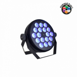 Projecteurs PAR LED - Power Lighting - PAR SLIM 18x10W HEXA