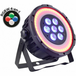 	Projecteurs PAR LED - Power Lighting - PAR 7x10W QUAD RING