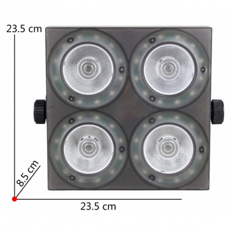 Jeux de lumière LED - Power Lighting - BLINDER 4x30W COB RING