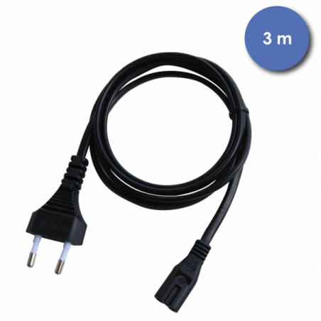 Câbles alimentation shucko 2 conducteurs - Power Acoustics - Accessoires - CAB 2235 (3m)