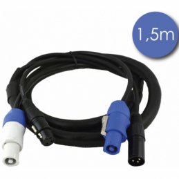 Câbles DMX éclairage XLR 3 points - Power Acoustics - Accessoires - CAB 2197