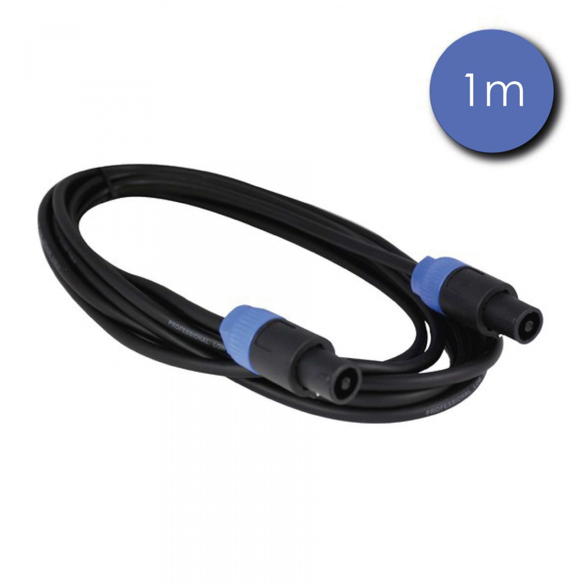 Câbles hauts parleurs SPEAKON - Power Acoustics - Accessoires - CAB 2188 (2x1,5mm - 1m)