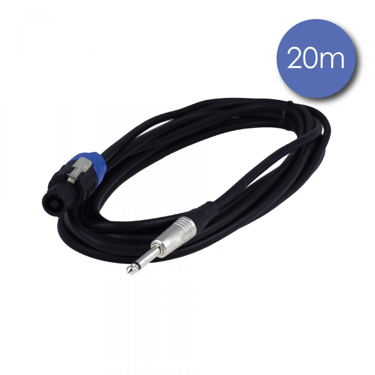 Câbles hauts parleurs JACK / SPEAKON - Power Acoustics - Accessoires - CAB 2047 (20m)