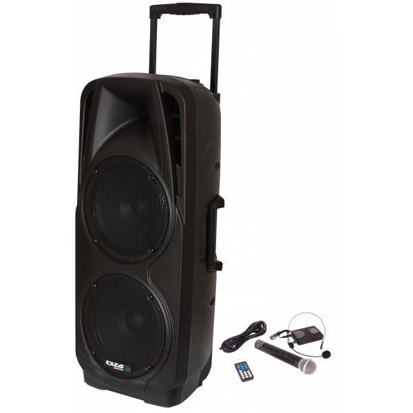 Sonos portables sur batteries - Ibiza Sound - PORT225VHF-BT Sonos portables sur batteries - Ibiza Sound - PORT225VHF-BT