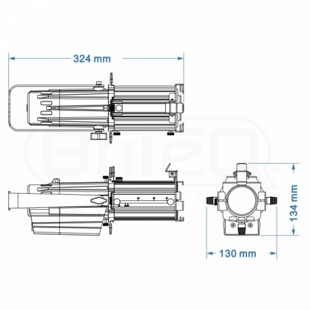 Projecteurs découpes - BriteQ - BT-PROFILE COMPACT 3200K