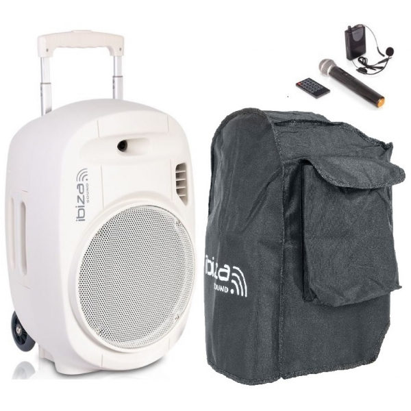 Sonos portables sur batteries - Ibiza Sound - PORT12UHF-MKII-WH Sonos portables sur batteries - Ibiza Sound - PORT12UHF-MKII-WH