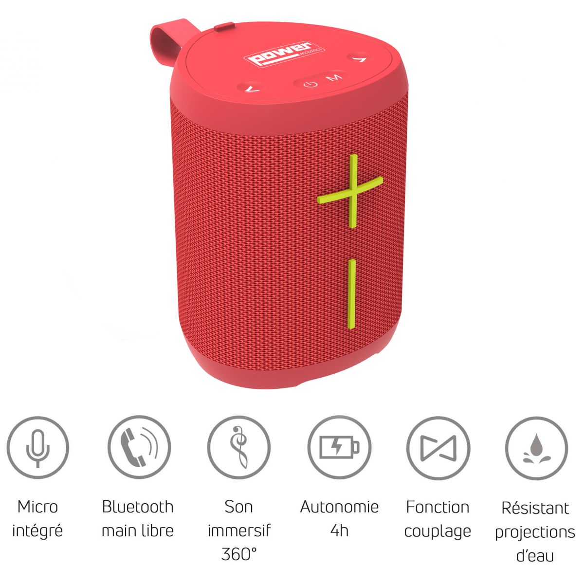 Enceintes Bluetooth Portables - Power Acoustics - Sonorisation - GETONE 20