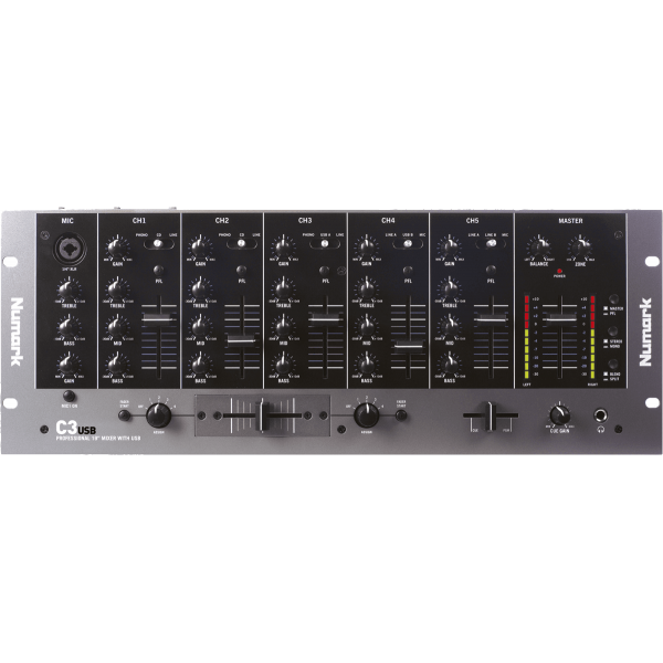 Tables de mixage rackables - Numark - C3 USB Tables de mixage rackables - Numark - C3 USB