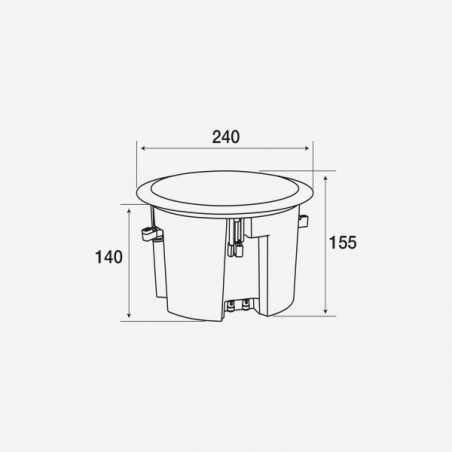 Enceintes plafonniers - Audiophony PA - CHP660