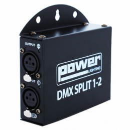 	Splitters DMX - Power Lighting - DMX SPLIT 1-2