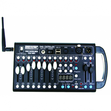 DMX sans fil - Power Lighting - DMX SHOW MIDI 192C WIFI