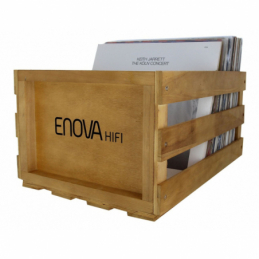 Meubles Disques et Platines Vinyles - Enova Hifi - VINYL BOX STORAGE 120 WOOD...
