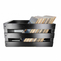 	Meubles Disques et Platines Vinyles - Enova Hifi - VINYL BOX STORAGE 120 BLACK...