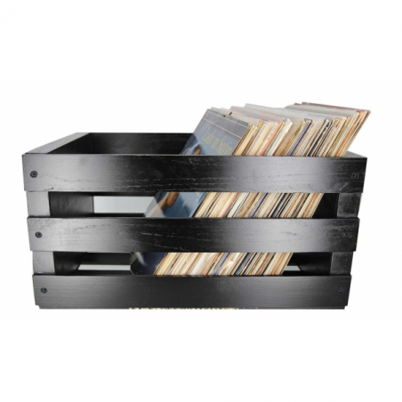 Meubles et pochettes de disques - Enova Hifi - VINYL BOX STORAGE 120 BLACK...