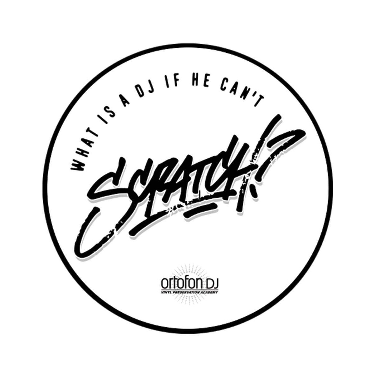Feutrines platines vinyles DJ - Ortofon DJ - SLIPMAT SCRATCH (La paire)
