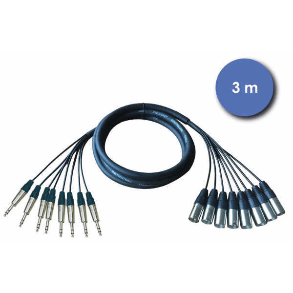 Multipaires - Power Acoustics - Accessoires - CAB 2224 (3m) Multipaires - Power Acoustics - Accessoires - CAB 2224 (3m)