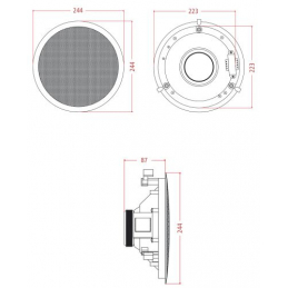 	Enceintes plafonniers - Biamp Systems - CMX20T